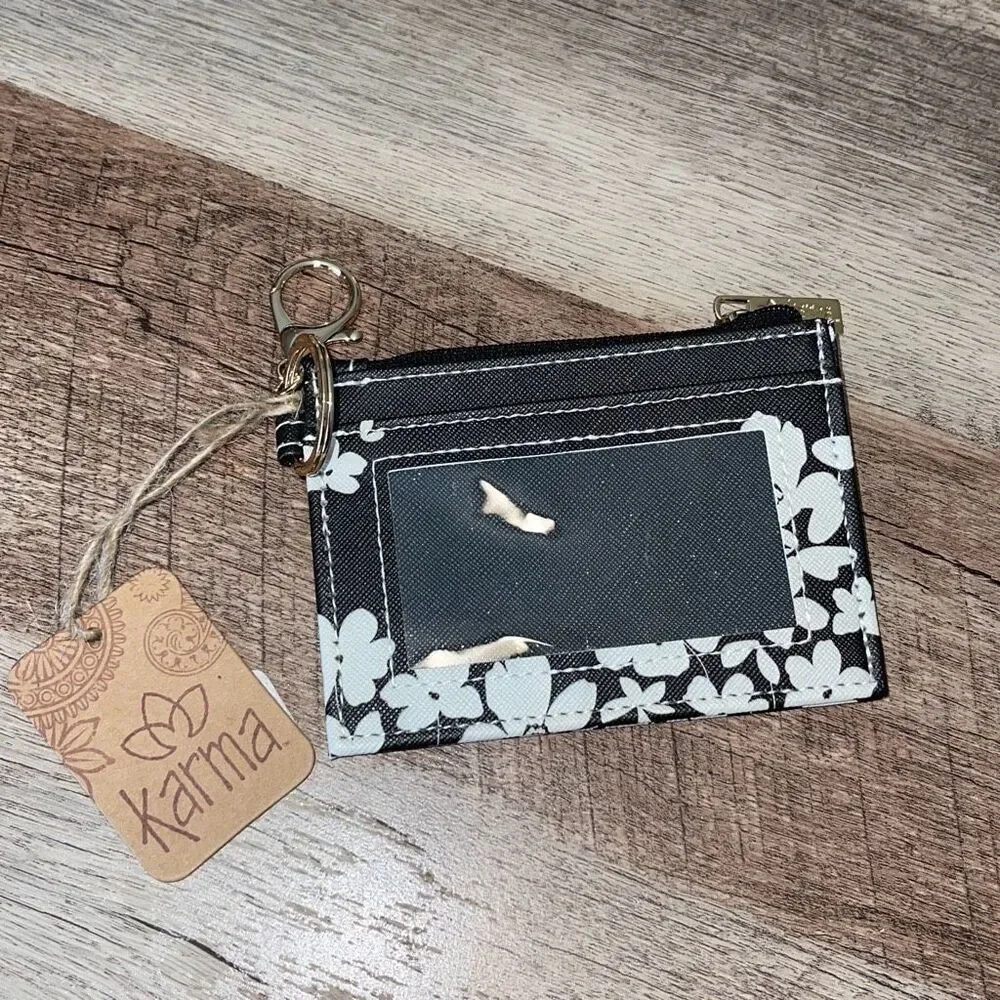 Karma Keychain ID Credit Card Holder‎ Kindness Matters NWT